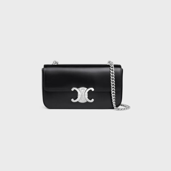 Celine Chain Shoulder Bag – Claude Edition in Smooth Leather for Elegant Evenings - Image 2