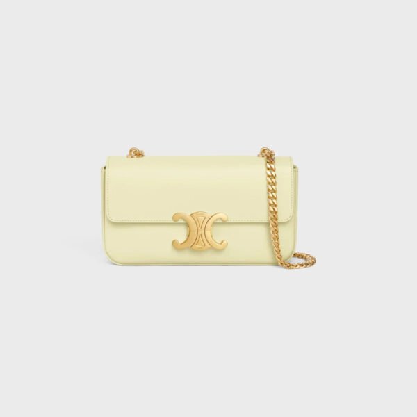 Celine Chain Shoulder Bag – Claude Edition in Smooth Leather for Elegant Evenings - Image 5