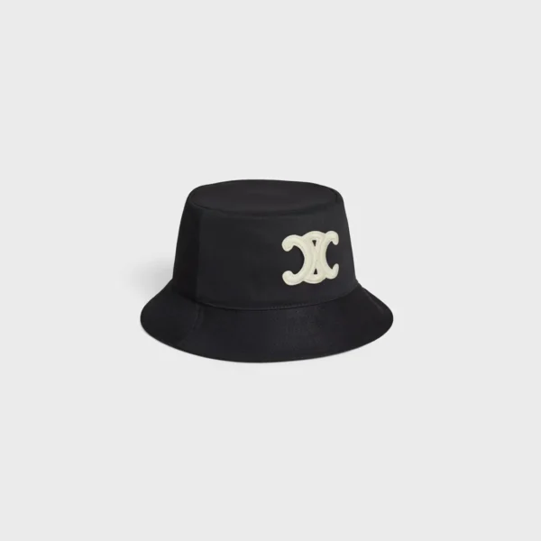 Celine Bucket Hat – Luxury Cotton Logo Hat for Summer Streetwear - Image 3