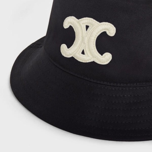Celine Bucket Hat – Luxury Cotton Logo Hat for Summer Streetwear - Image 4