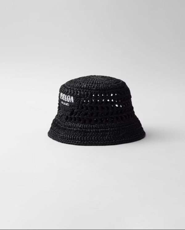 Prada Handcrafted Crochet Hat – Luxury Bucket Hat for Beachwear and Warm Weather Looks - Image 8