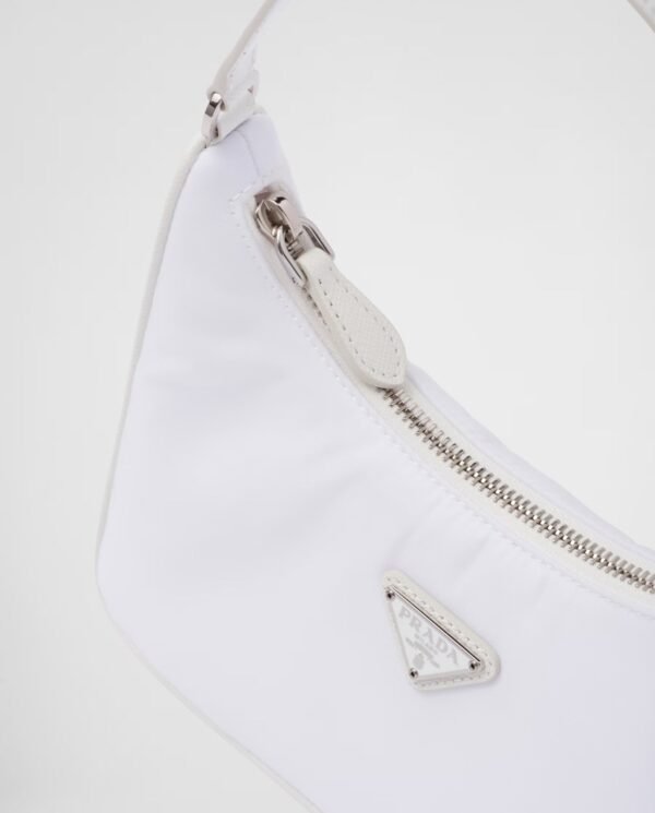 Prada Mini Re-Edition Bag – Eco-Friendly Nylon Shoulder Purse with Saffiano Detail for Everyday Outfits - Image 7
