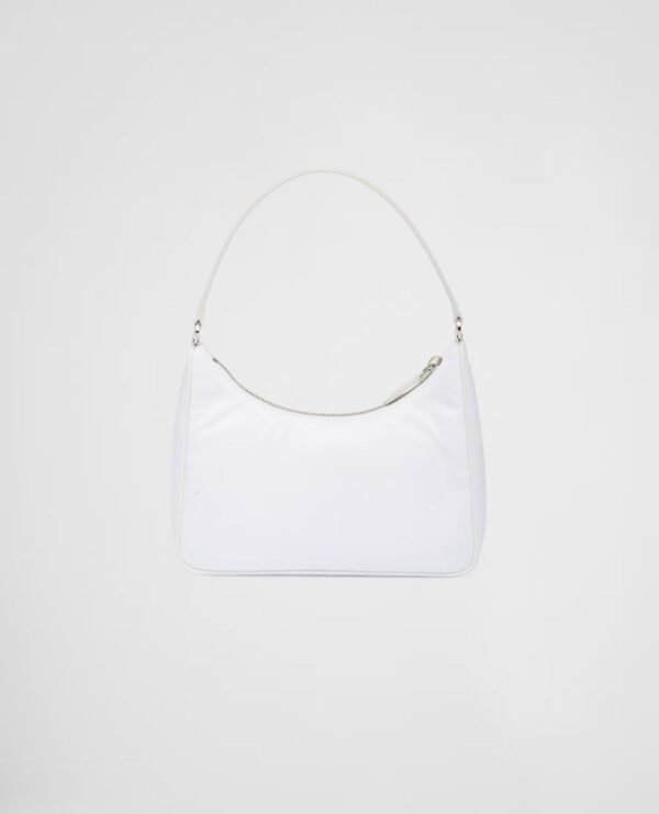 Prada Mini Re-Edition Bag – Eco-Friendly Nylon Shoulder Purse with Saffiano Detail for Everyday Outfits - Image 9