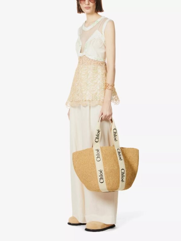 Chloé Summer Tote – Handwoven Basket Bag for Women’s Everyday Chic Look - Image 2