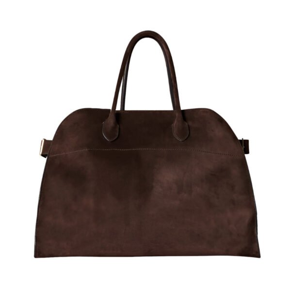 The Row Soft Margaux Suede Tote – Oversized Designer Handbag for Modern Women’s Style - Image 3