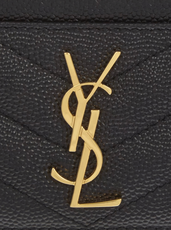Saint Laurent Cassandre Matelassé Envelope – Gold Logo Shoulder Purse for Date Nights and Formal Looks - Image 4