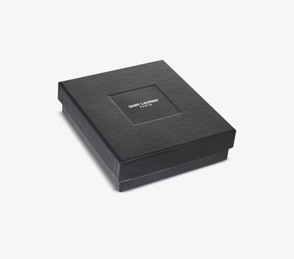 Saint Laurent Cassandre Matelassé Envelope – Gold Logo Shoulder Purse for Date Nights and Formal Looks - Image 5