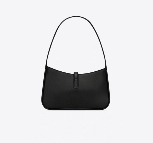 Saint Laurent Le 5 à 7 Leather Bag – Designer Shoulder Bag with Minimalist Gold Hardware for Formal Events - Image 3