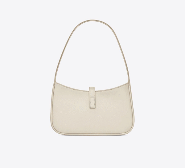 Saint Laurent Le 5 à 7 Leather Bag – Designer Shoulder Bag with Minimalist Gold Hardware for Formal Events - Image 6